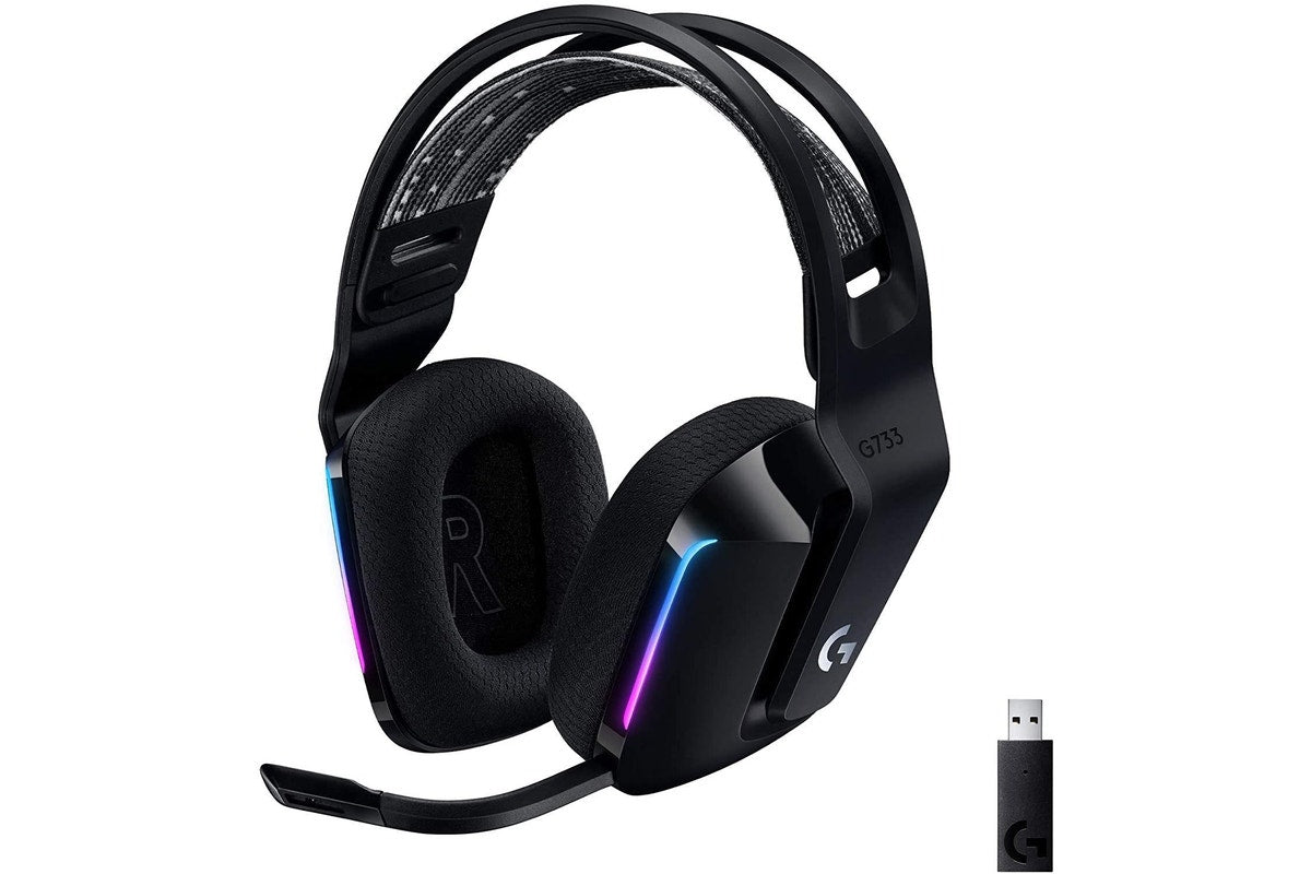 Logitech G733 LIGHTSPEED Wireless RGB Gaming Headset - Black
