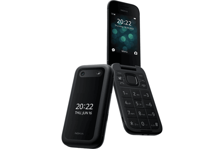 Nokia 2660 Flip 4G VoLTE Dual SIM FM Radio 128MB Flip Mobile Phone - Unlocked