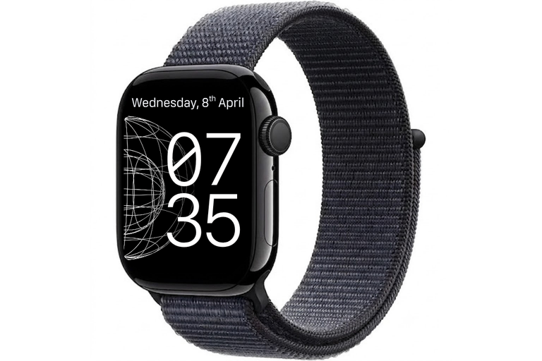 Apple Watch Series 10 42mm Aluminium GPS + Cellular Jet Black with Ink Sport Loop - Brand New