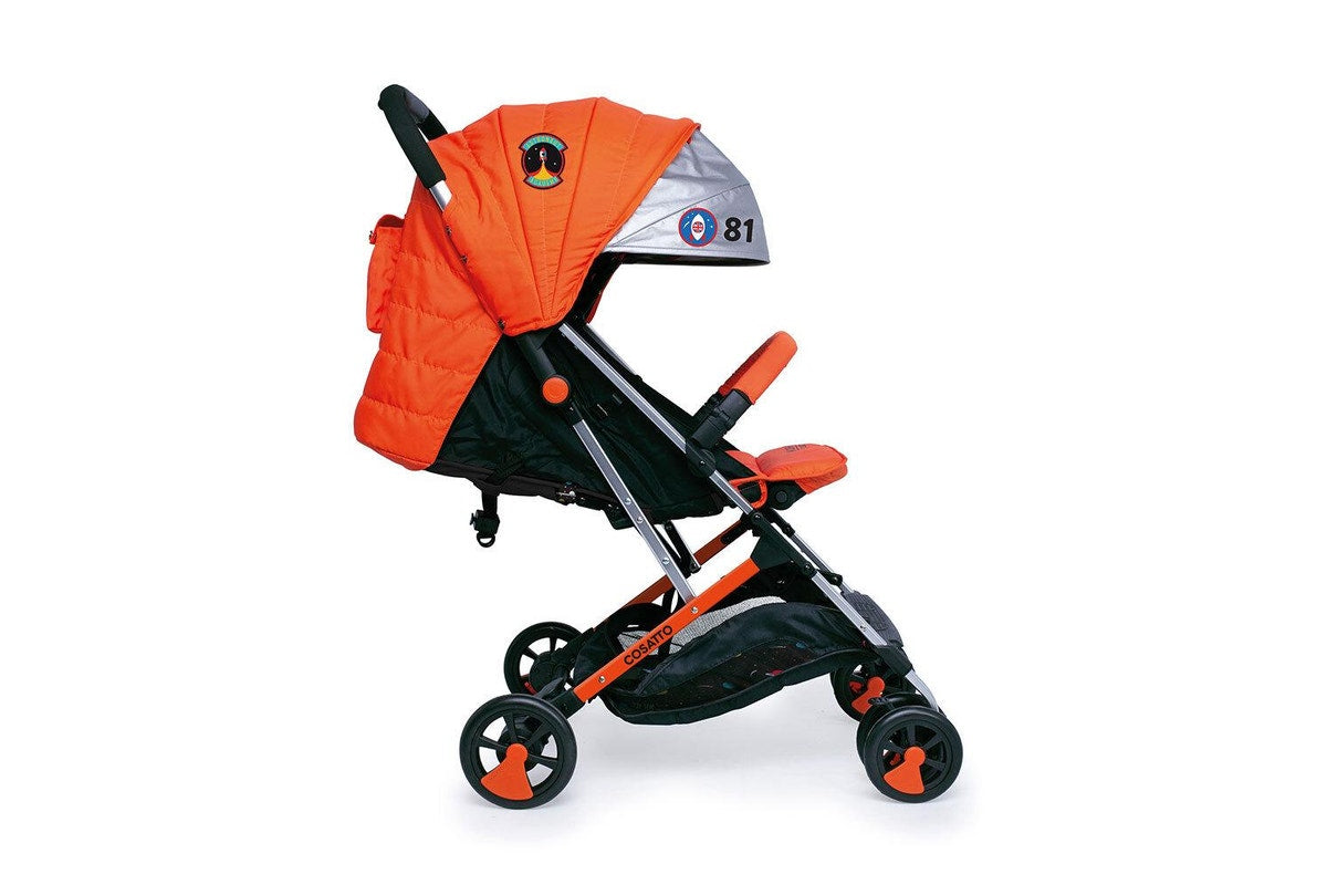 Cosatto Woosh 2 Foldable Stroller w Bumper Bar Spaceman Baby Infant Toddler 0m+