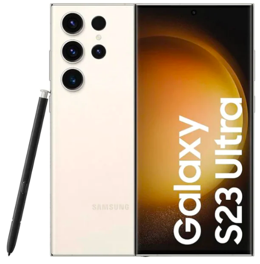 SAMSUNG Galaxy S23 Ultra Cell Phone, Factory Unlocked Android Smartphone, 512GB Storage, 200MP Camera, Night Mode, Long Battery Life, Adaptive Display, S Pen, 2023, Cream - Layaway AU