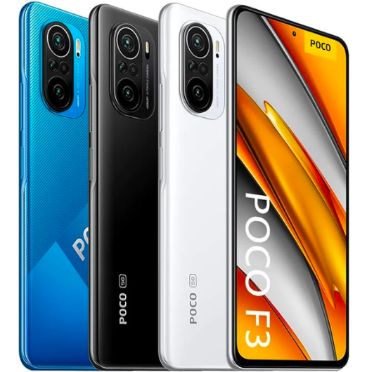 Xiaomi Poco F3 5G - Smartphone 8+256 GB, 16.9 cm (6.6-inch), 120 Hz AMOLED dot Display, Snapdragon 870, 48 MP Triple Camera, 4520 mAh, Midnight Black