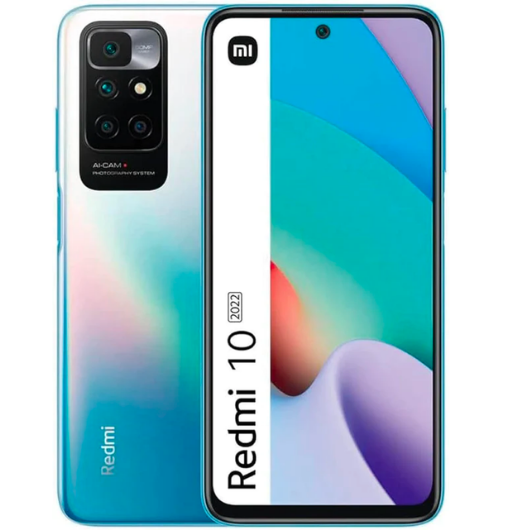 Xiaomi Redmi 10 (2022) - Smartphone 64GB, 4GB RAM, Dual Sim, Sea Blue - Layaway AU