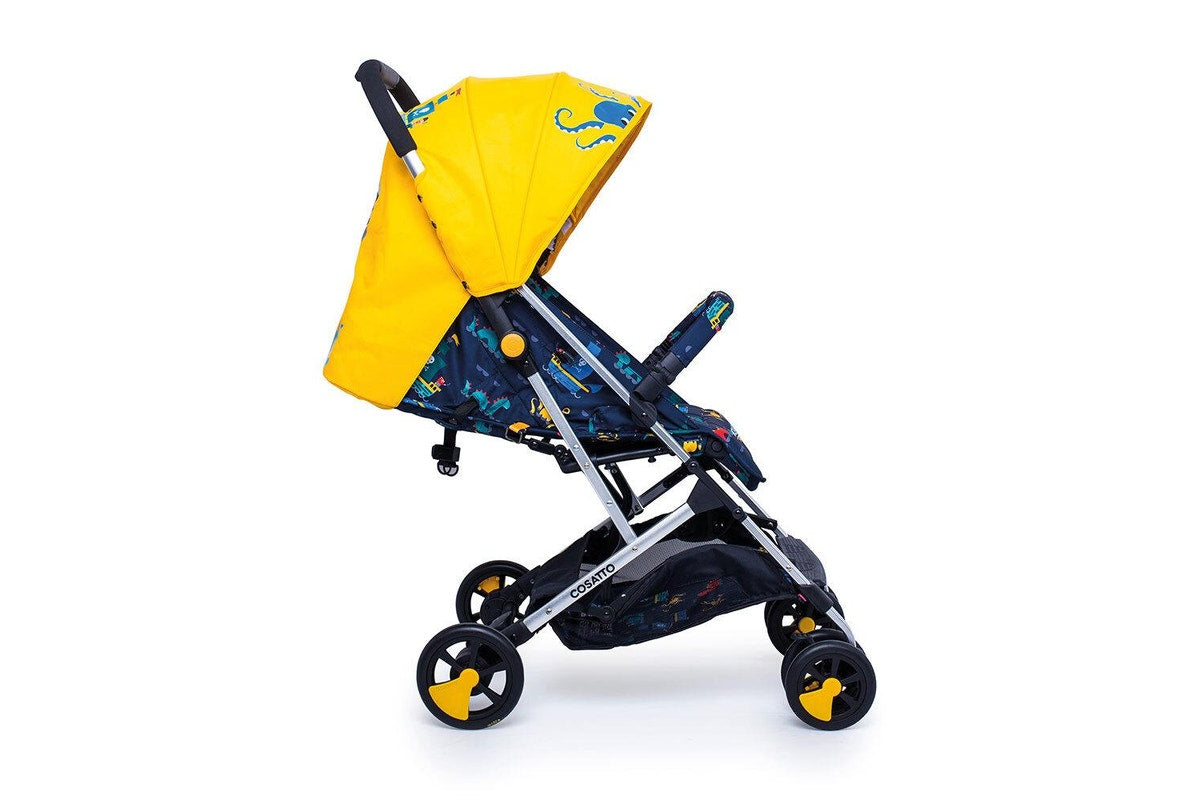 Cosatto Woosh 2 Foldable Stroller Bumper Bar Sea Monsters Baby Infant Toddler 0+