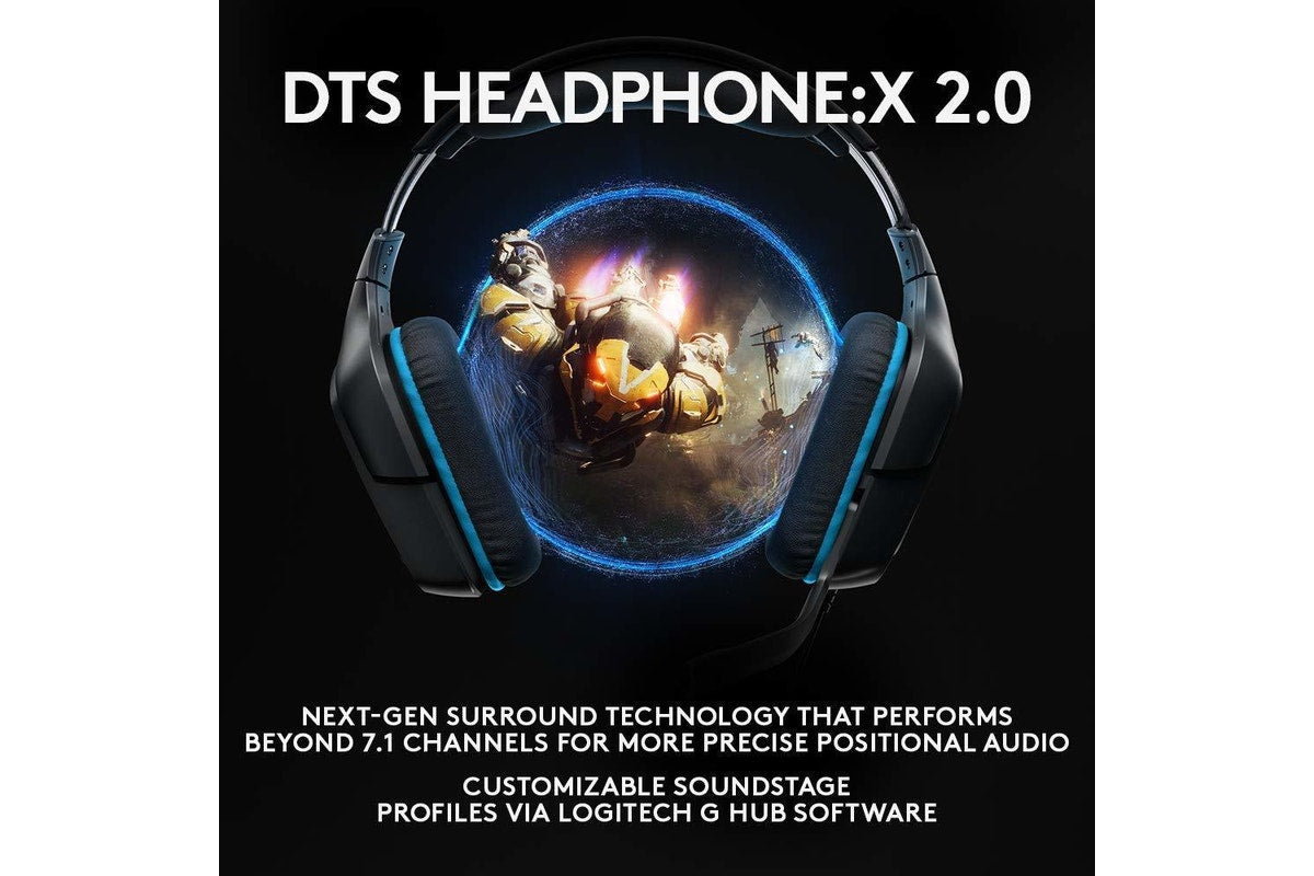 Logitech G432 7.1 Surround Sound Wired Gaming Headset