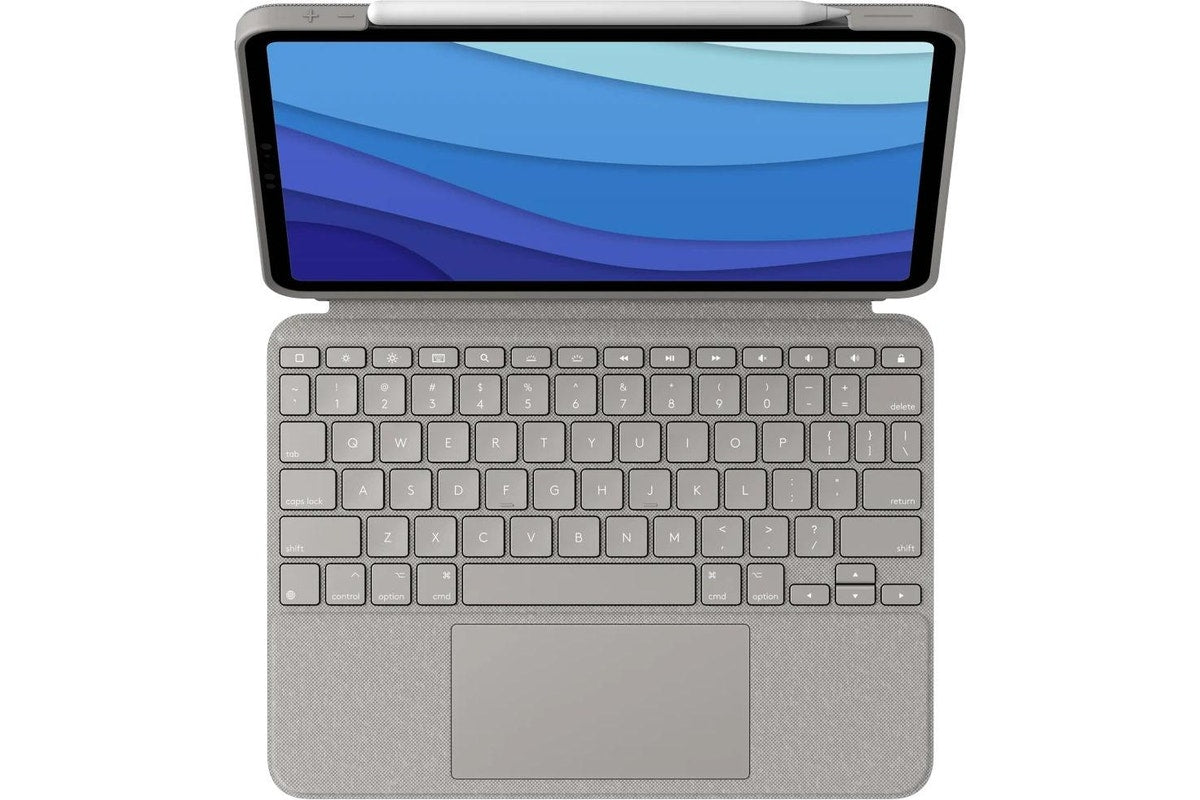 Logitech Combo Touch - Keyboard Case for iPad Pro 11" (1st, 2nd, 3rd & 4th gen) Sand