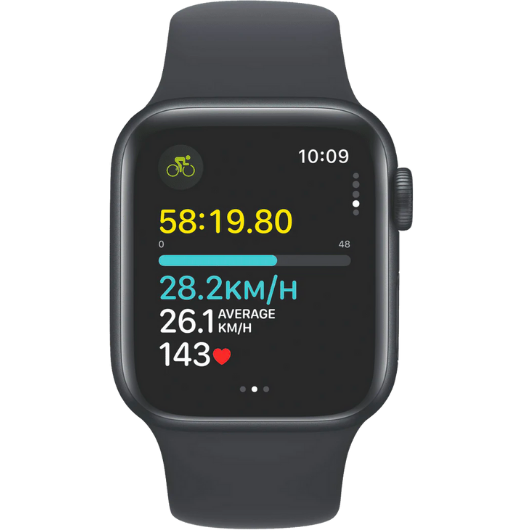 Apple Watch SE GPS 40mm Midnight Aluminium Case with Midnight Sport Band - S/M - Layaway AU
