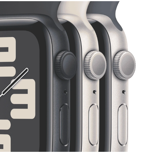Apple Watch SE (GPS) 40mm Starlight Aluminium Case with Starlight Sport Band S/M