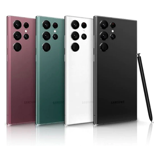 Samsung Galaxy S22 Ultra Smartphone 256GB, Phantom White - Layaway AU