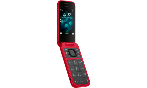 Nokia 2660 Flip Feature Phone (Red)
