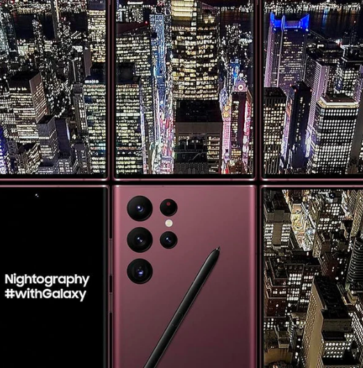 Samsung Galaxy S22 Ultra Smartphone 256GB, Phantom White - Layaway AU