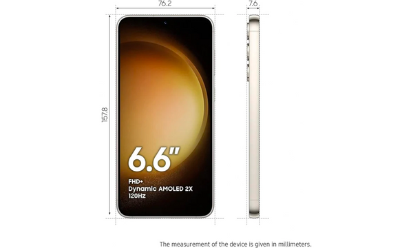 SAMSUNG Galaxy S23+ Cell Phone, Factory Unlocked Android Smartphone, 512GB Storage, 50MP Camera, Night Mode, Long Battery Life, Adaptive Display, 2023, Cream