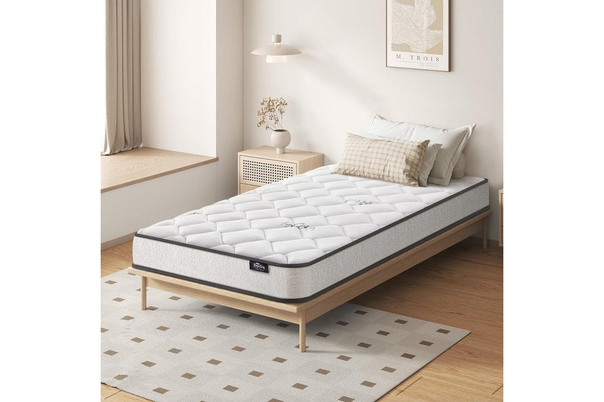 Costcom Single Mattress Boucle Bonnell Spring 16cm