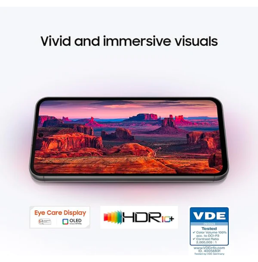 Samsung Galaxy S23 FE 5G Mobile Phone, Factory Unlocked Android Smartphone , 128GB Storage, 50MP Camera, Vision Booster, IP68, 2023, Mint - Layaway AU