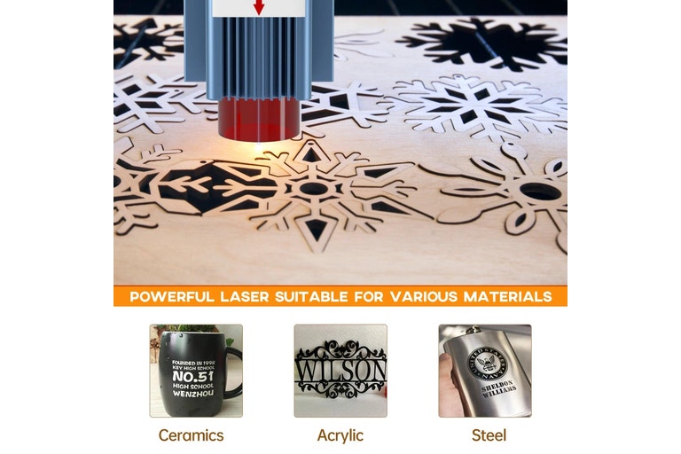 S9 PRO 90W Laser Engraver for Wood Acrylic Glass