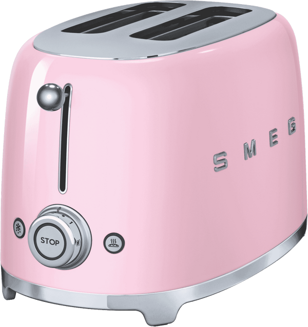 Smeg 50's Style 2 Slice Toaster Pink