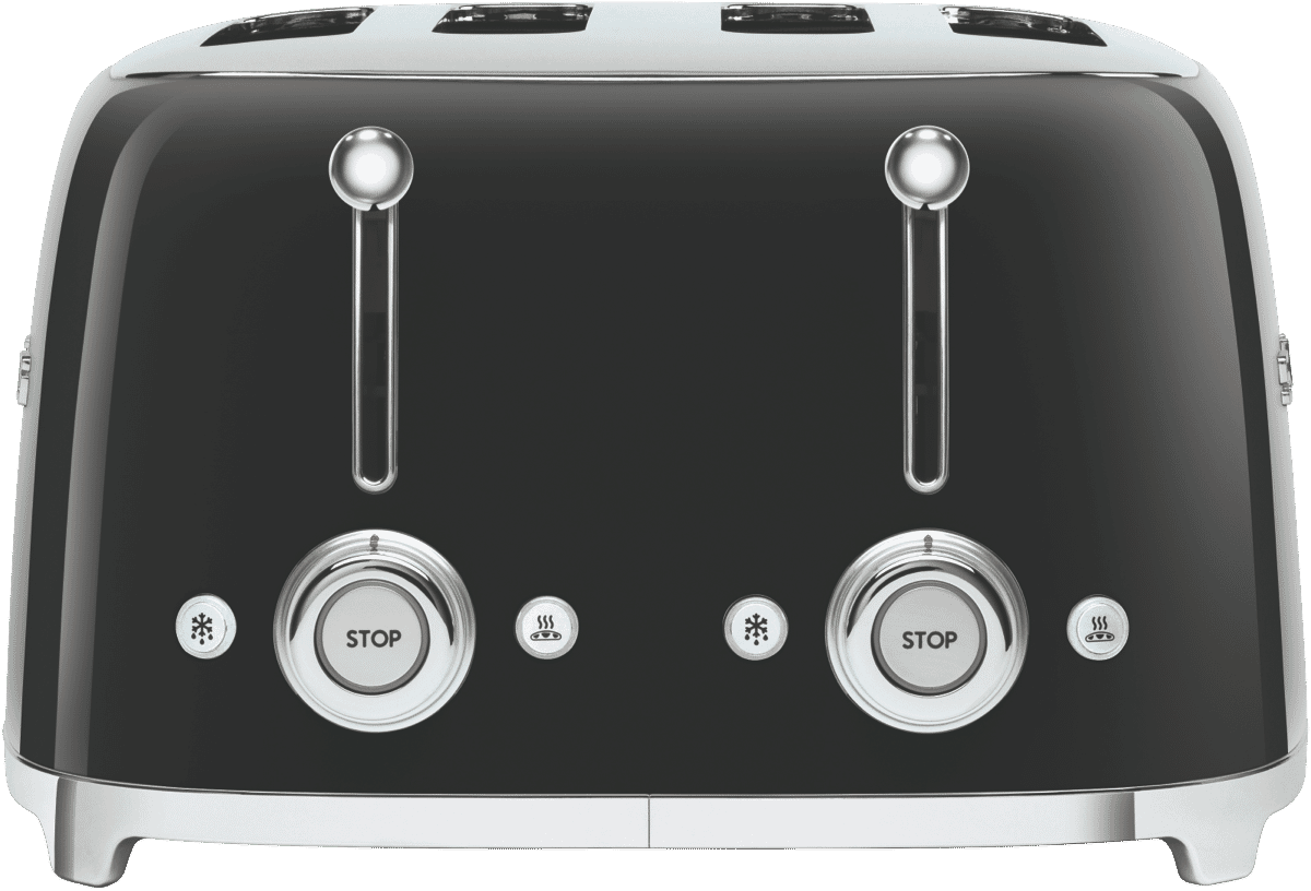 Smeg TOASTER 50's STYLE 4 SLOT BLACK - Layaway AU