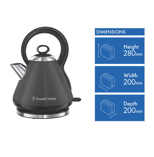 Russell Hobbs Legacy Kettle - Charcoal