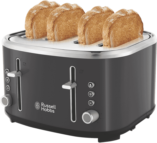 Russell Hobbs Legacy 4 Slice Toaster - Charcoal