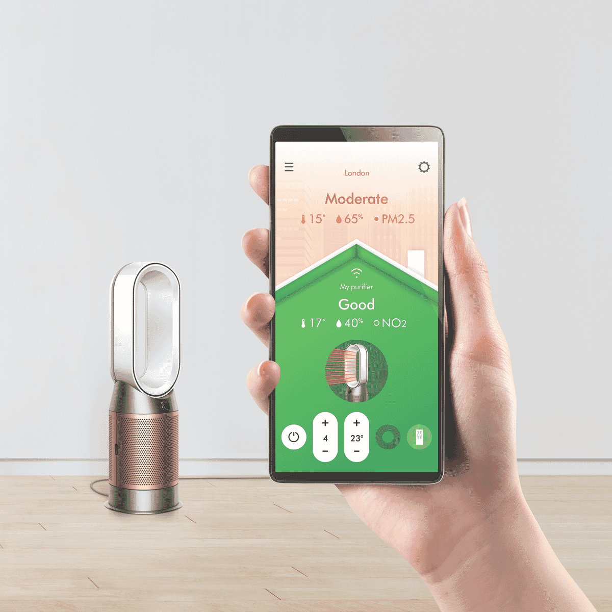 Dyson HP09 hot+cool Formaldehyde Fan Heater