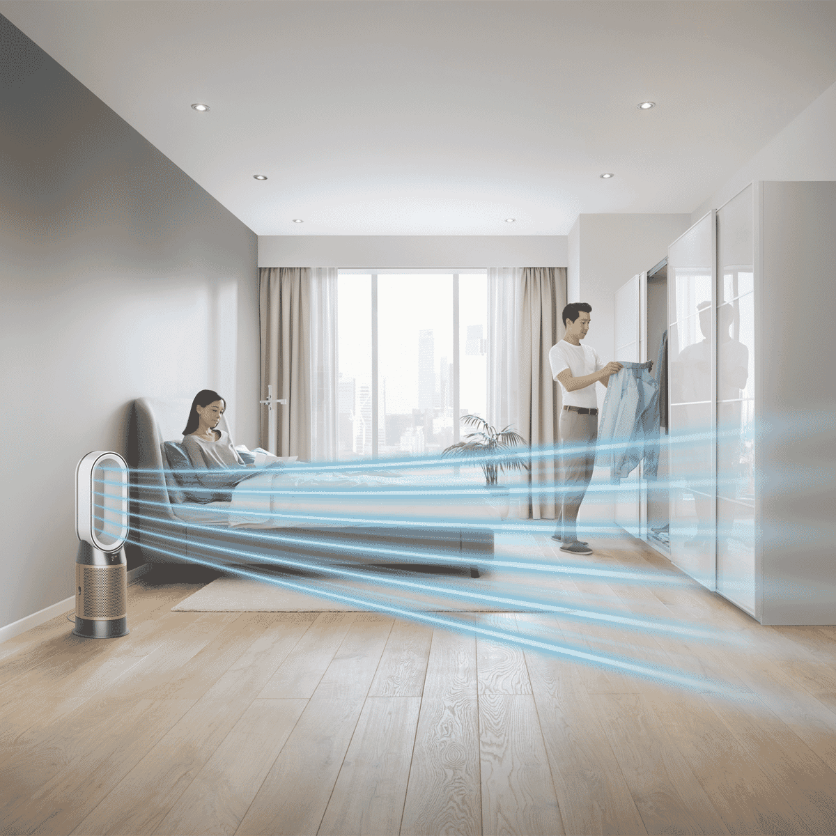 Dyson HP09 hot+cool Formaldehyde Fan Heater