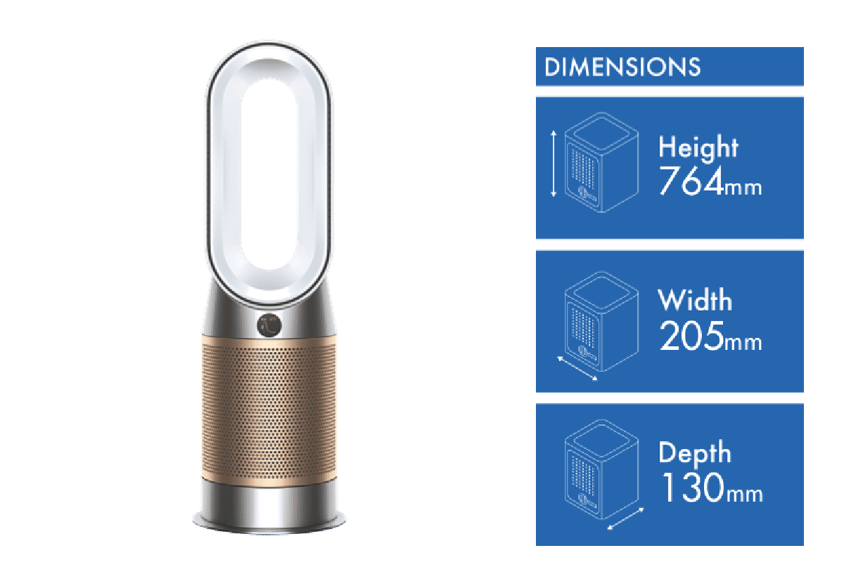 Dyson HP09 hot+cool Formaldehyde Fan Heater