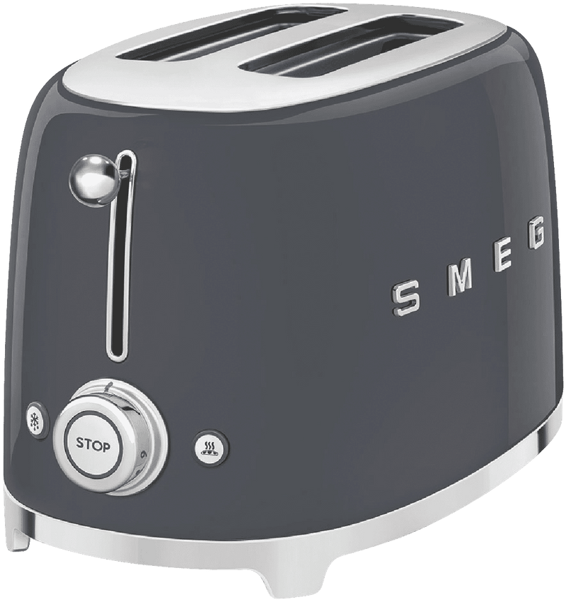 Smeg 50's Style 2 Slice Toaster Grey