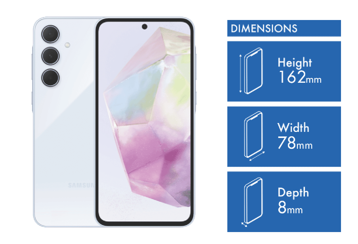 Samsung Galaxy A35 128GB Awesome IceBlue