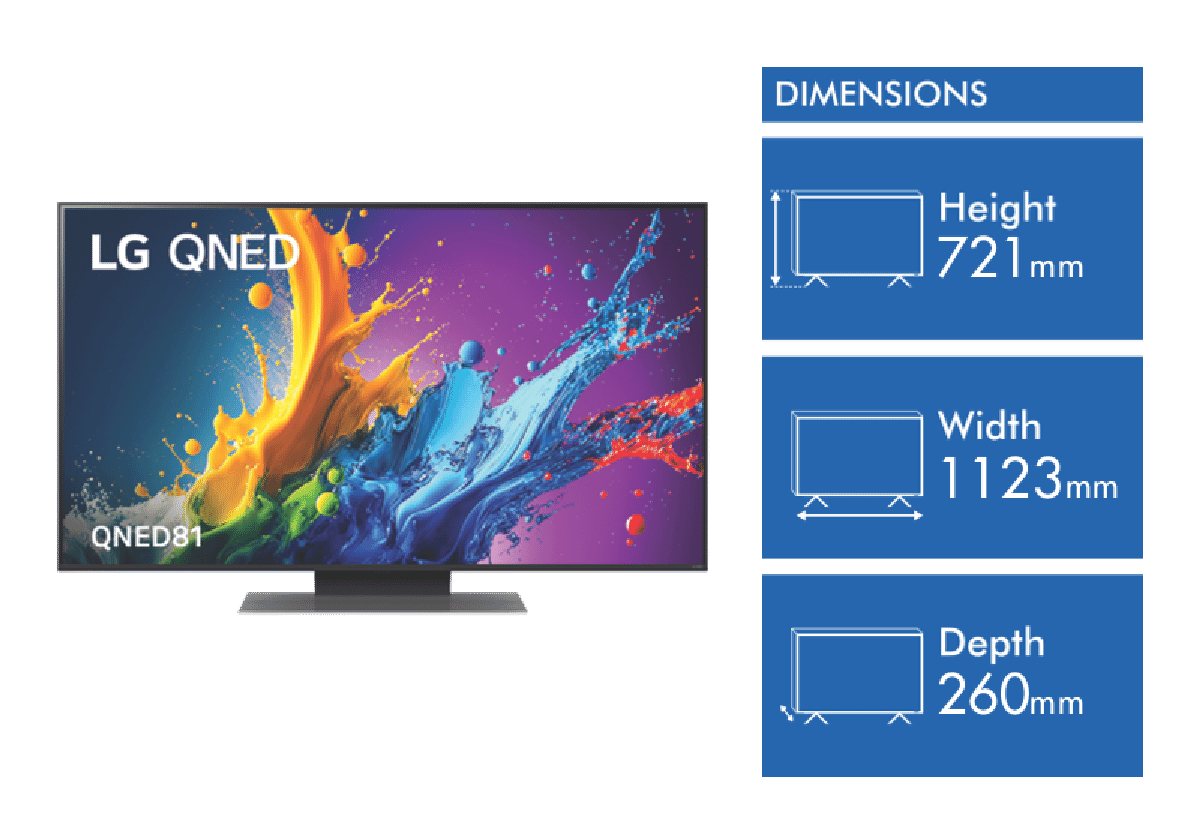 LG 50" QNED81 4K UHD LED Smart TV 24