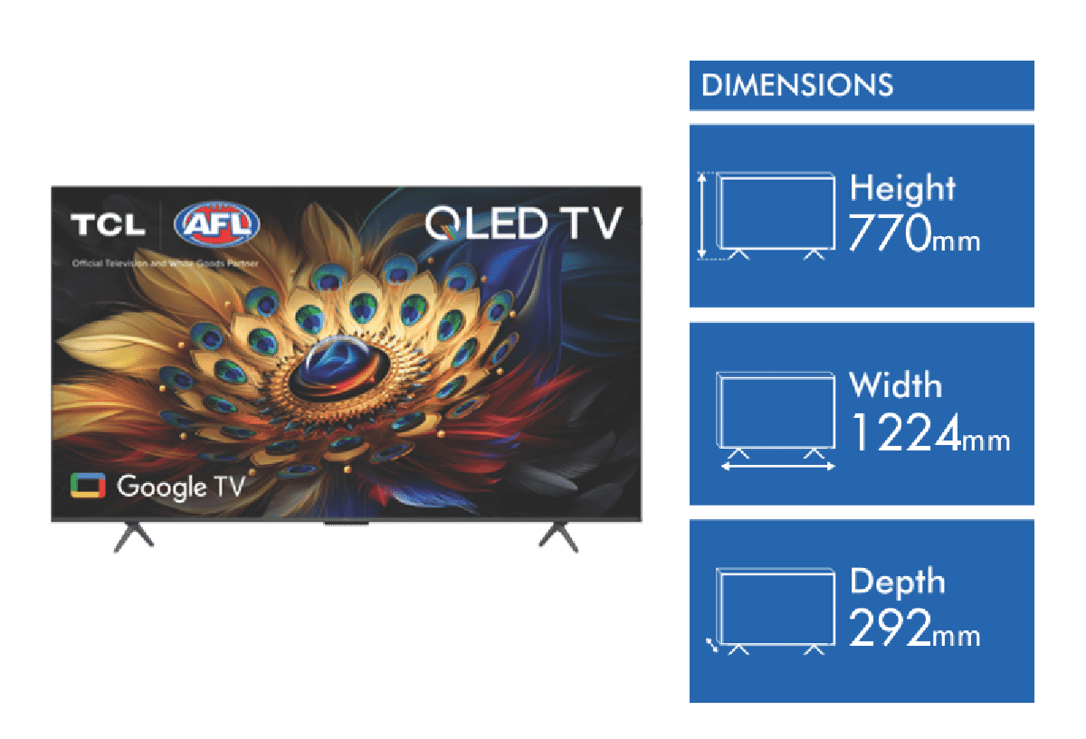 TCL 55" C655 QLED Google TV 24
