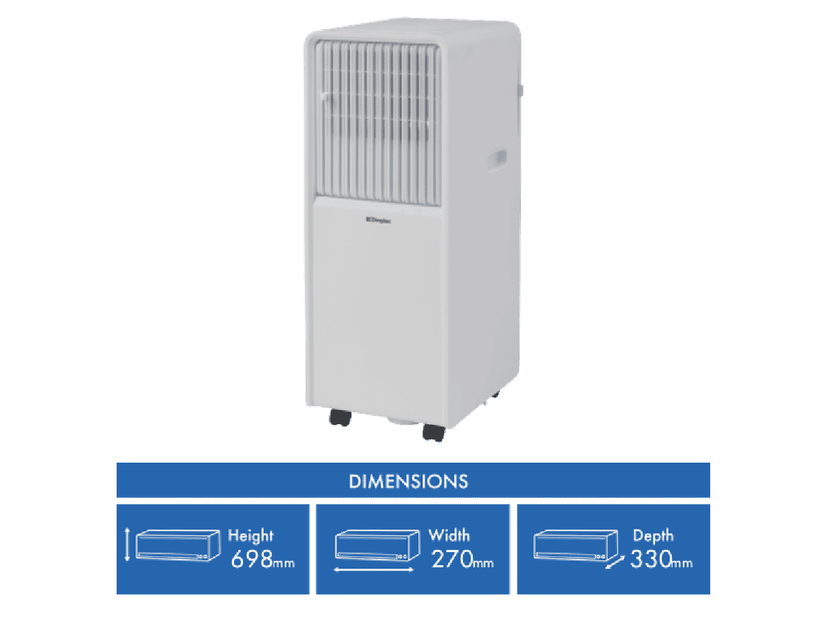 Dimplex 3.5kW Recycled Portable AC w/ Wi-Fi & Dehumidifier