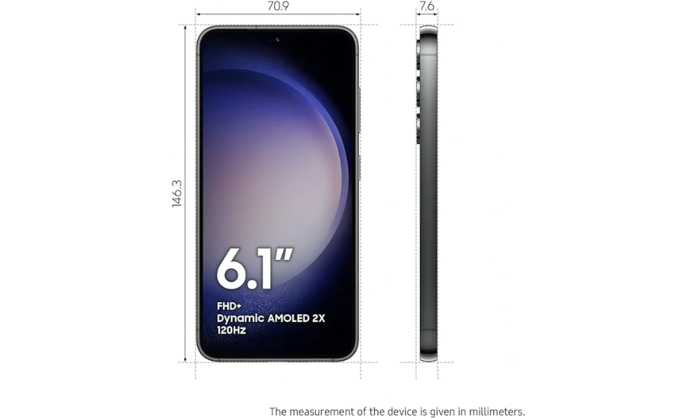 SAMSUNG Galaxy S23 Cell Phone, Factory Unlocked Android Smartphone, 256GB Storage, 50MP Camera, Night Mode, Long Battery Life, Adaptive Display, 2023, Phantom Black - Layaway AU