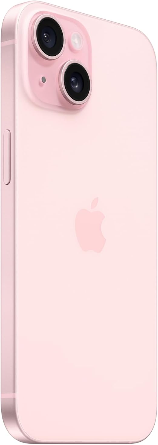 Apple iPhone 15 (256GB, Pink) (Renewed)