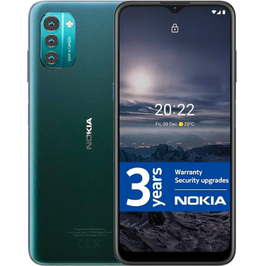 Nokia G21 (Official Australian Device), 6.5 HD+, 90Hz Refresh Rate, Smartphone, 4/128GB, Supports to 512GB, 5050mAh, 18W Quick Charging Compatible, Google Assistant., Nordic Blue