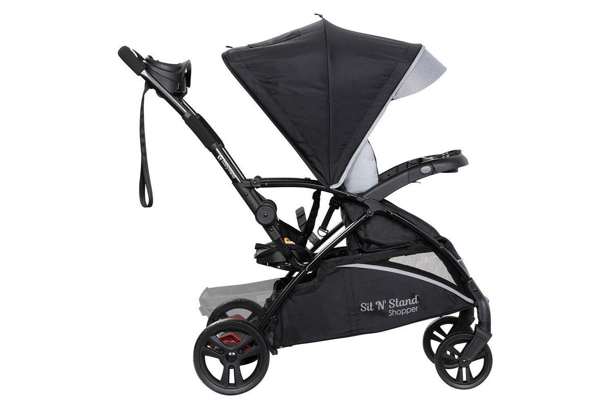 Baby Trend Sit N Stand Shopper Stroller Pram w Canopy Kids Baby Toddler Moondust