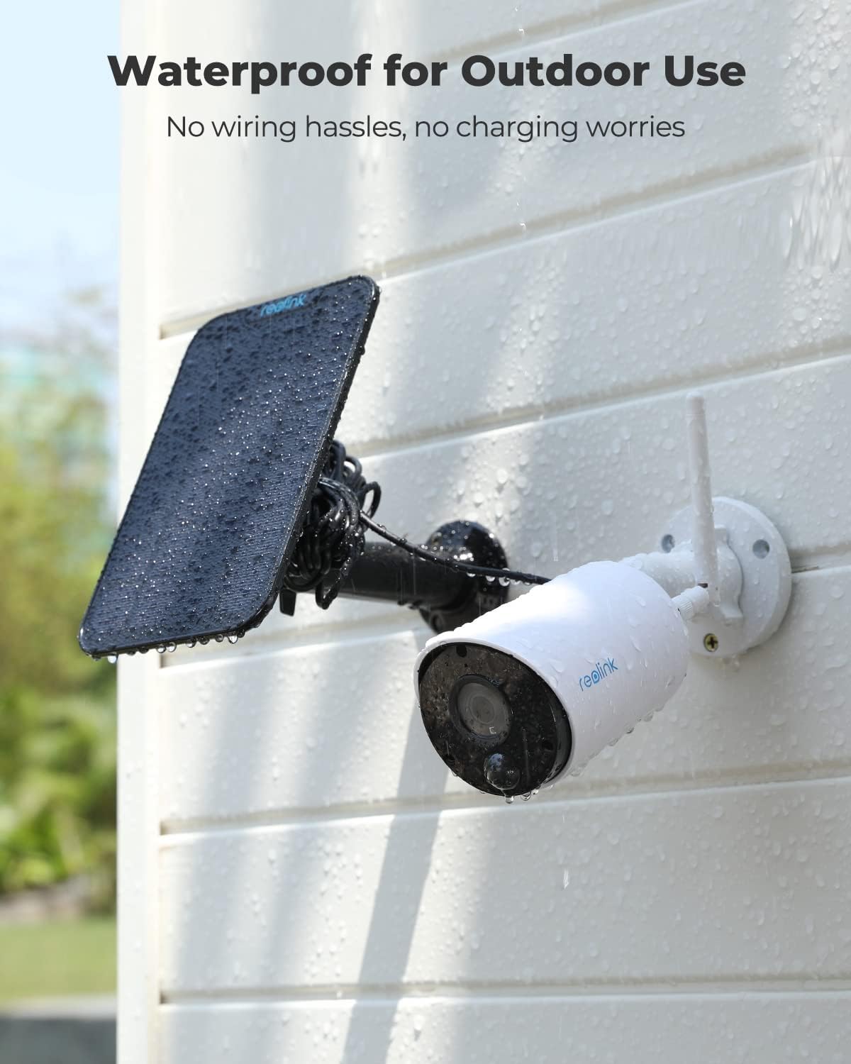 Reolink Wireless Security Camera Outdoor Rechargeable Solar Battery Powered - Layaway AU