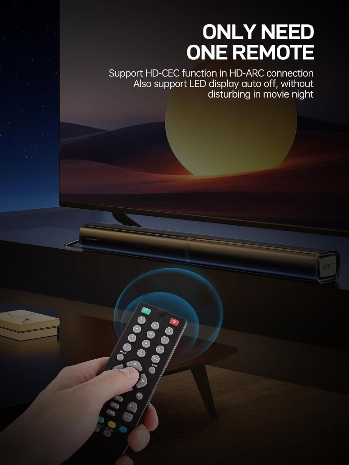 MEREDO 2 in 1 Detachable Soundbar with Subwoofer for TV 2.1CH - Layaway AU