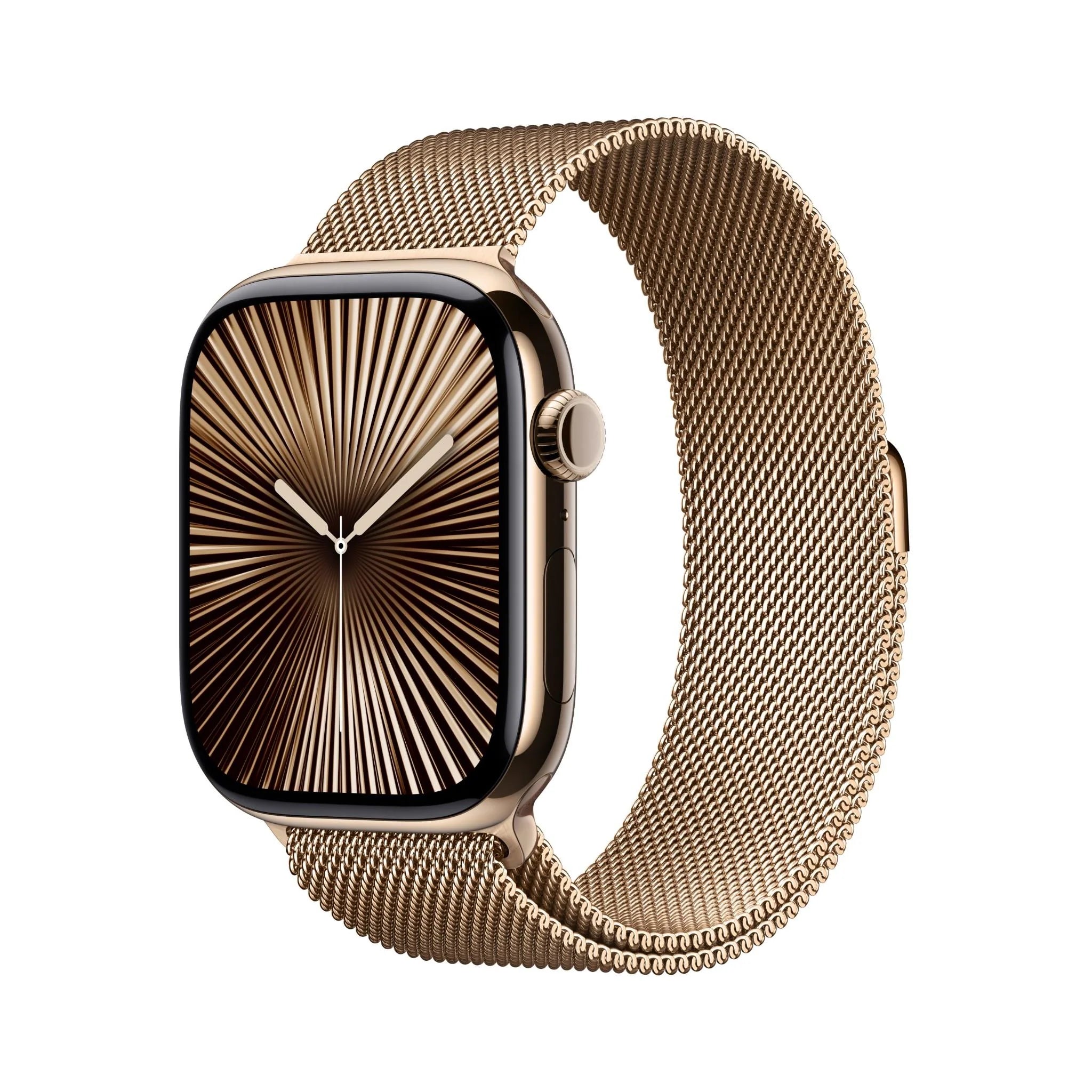 Apple Watch Series 10 GPS + Cellular 46mm Gold Titanium - Milanese Loop