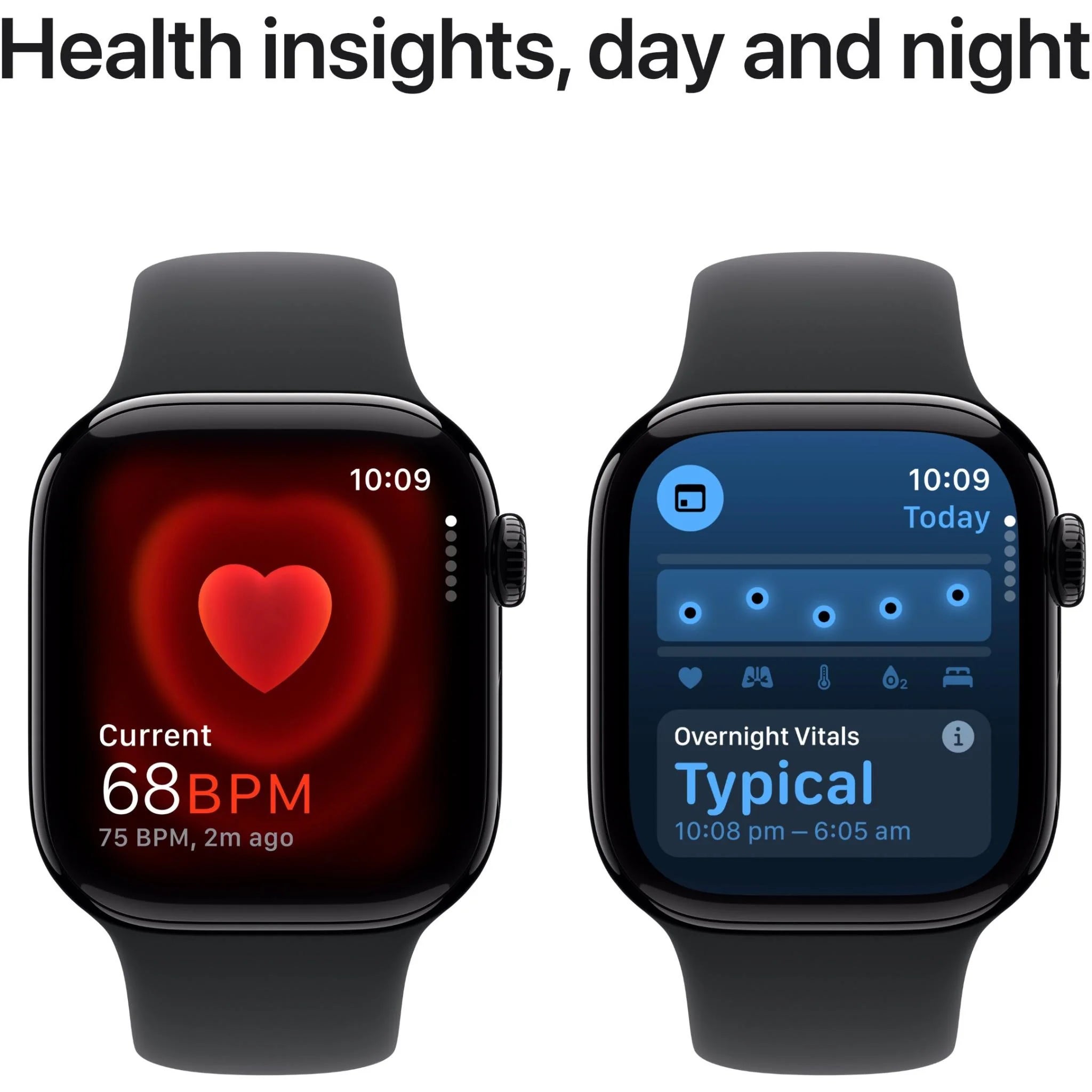 Apple Watch Series 10 GPS 42mm Jet Black Aluminium - Sport Band