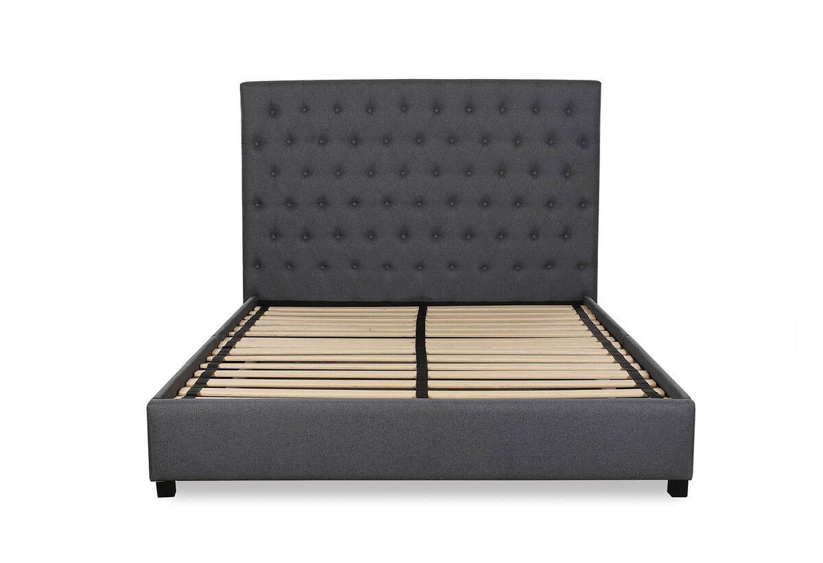 FABIAN Grey Queen Bed