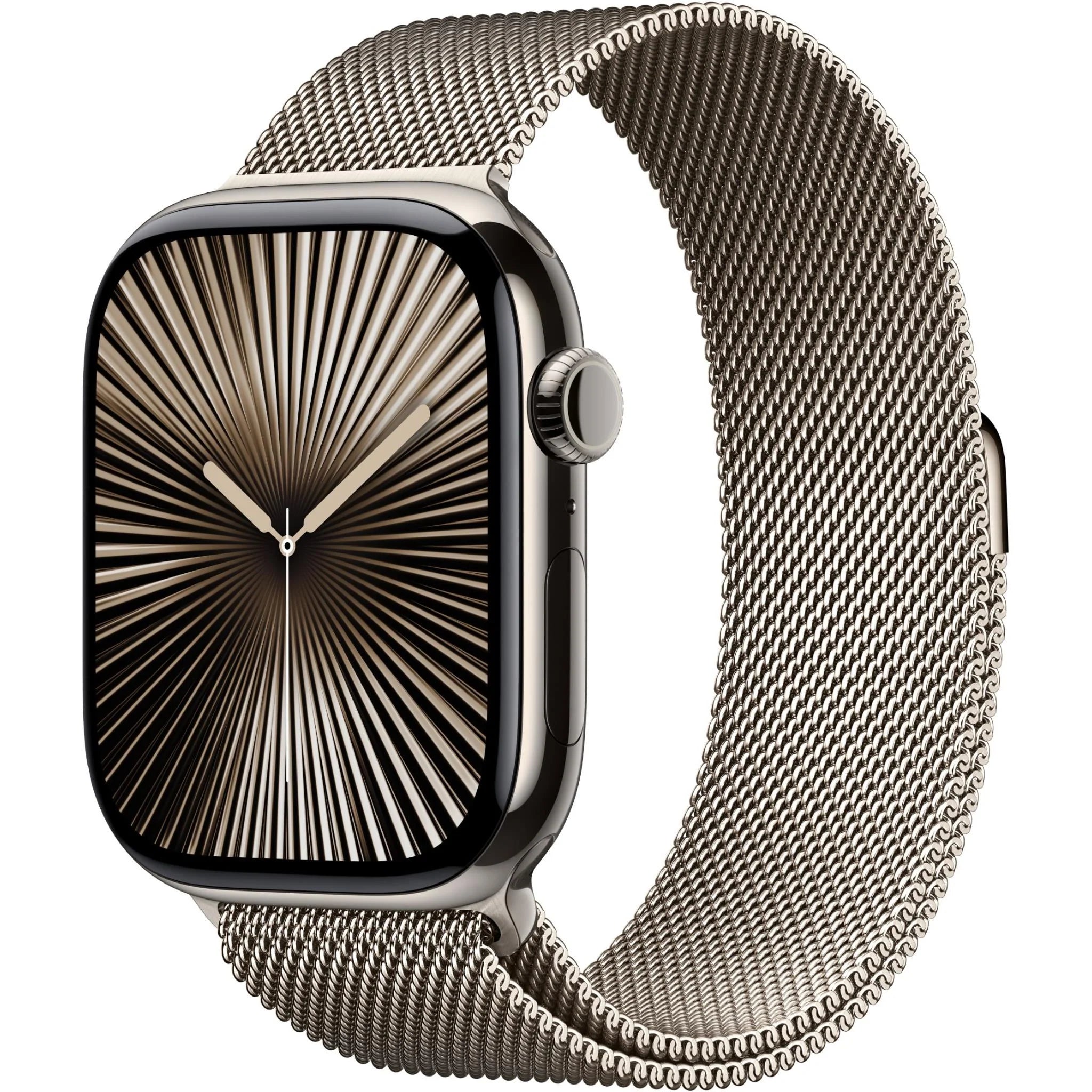 Apple Watch Series 10 GPS + Cellular 42mm Natural Titanium - Milanese Loop