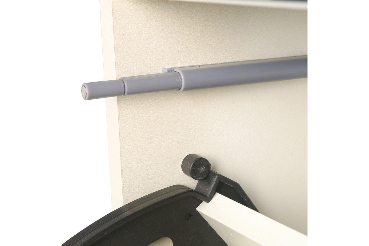 Mirrored Shoe Storage Cabinet Organizer - 63 x 17 x 170cm