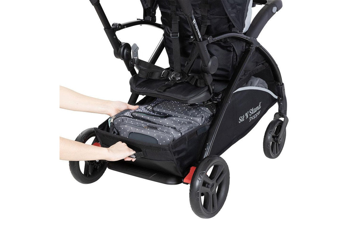 Baby Trend Sit N Stand Shopper Stroller Pram w Canopy Kids Baby Toddler Moondust