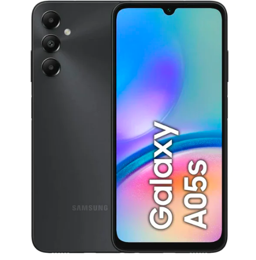 Samsung Galaxy A05s Smartphone, 4GB RAM, 64GB Storage, 50MP Camera, 5000 mAh Battery, Unlocked Android Phone, Black