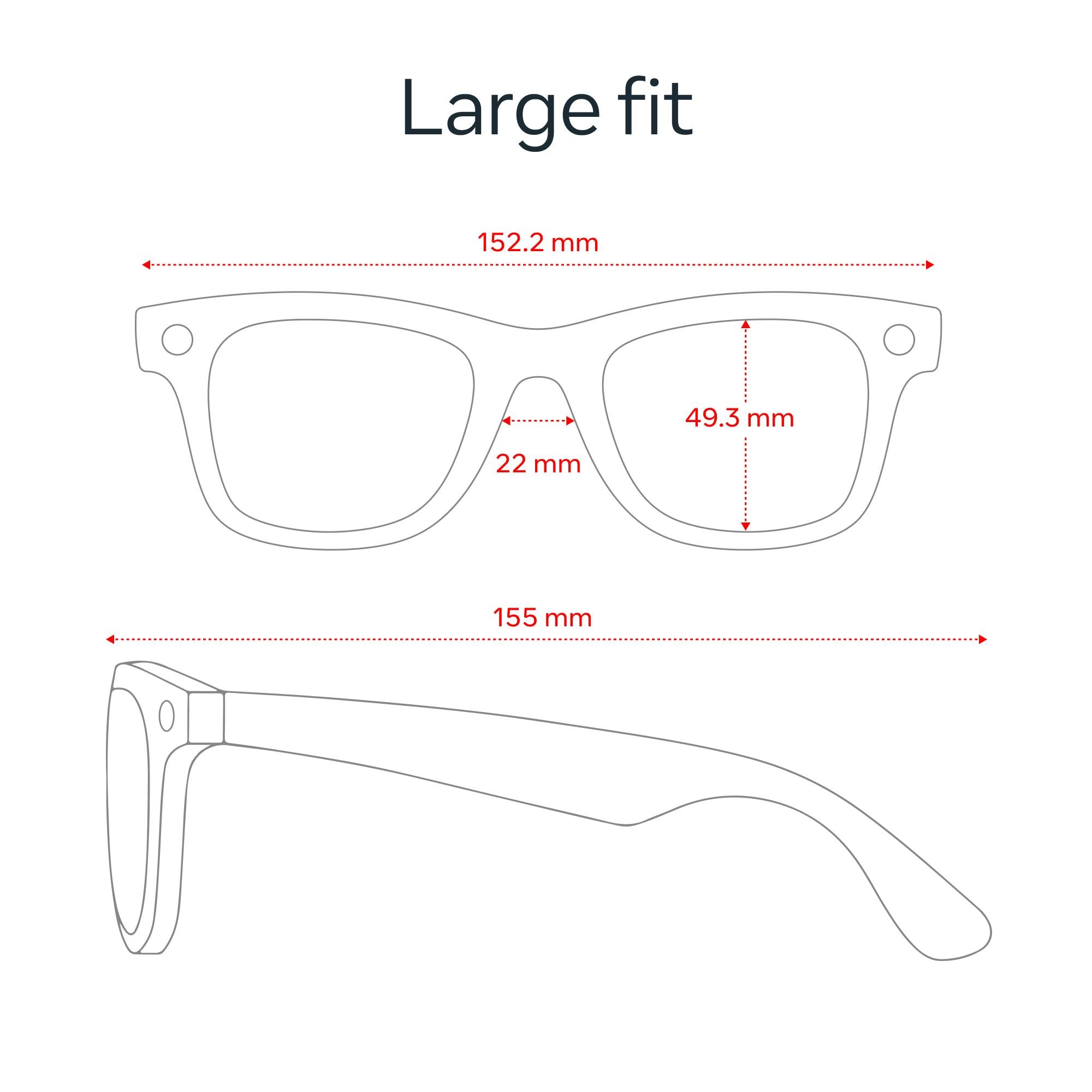 Ray-Ban | Meta Wayfarer Gen 2 AI Glasses (Matte Black/Clear)