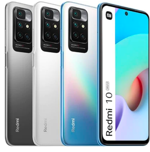 Xiaomi Redmi 10 (2022) - Smartphone 128GB, 4GB RAM, Dual Sim, Pebble White - Layaway AU