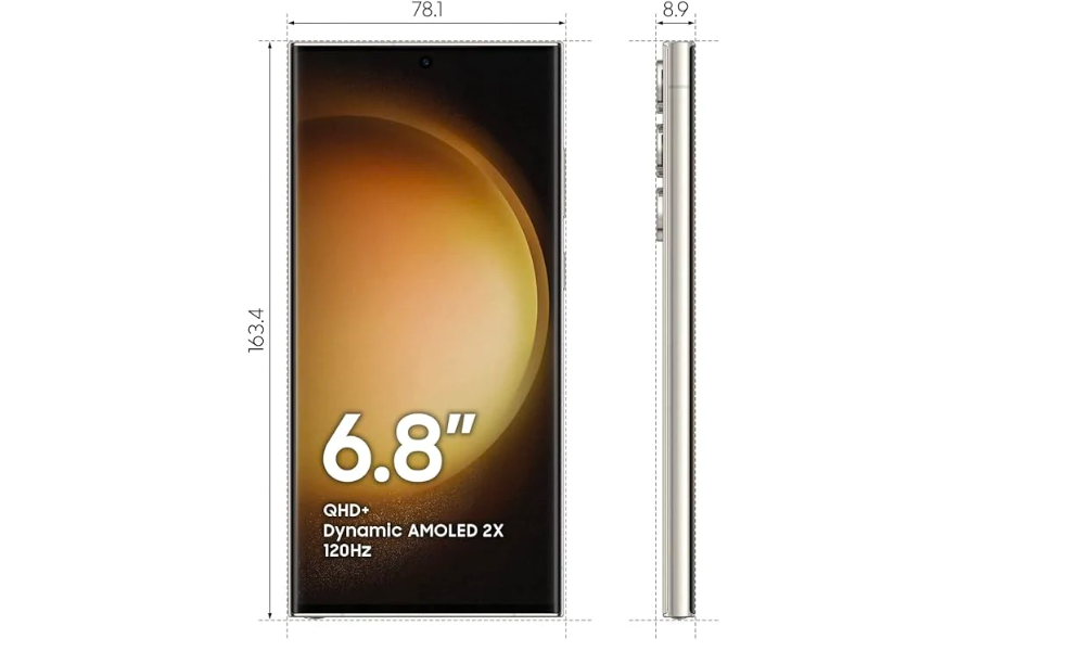 SAMSUNG Galaxy S23 Ultra Cell Phone, Factory Unlocked Android Smartphone, 512GB Storage, 200MP Camera, Night Mode, Long Battery Life, Adaptive Display, S Pen, 2023, Cream - Layaway AU