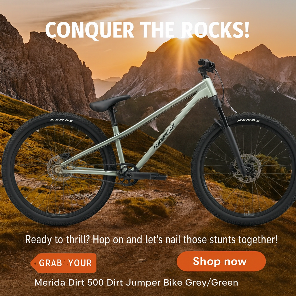 Merida Dirt 500 Dirt Jumper Bike Grey/Green