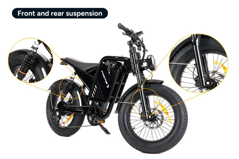 Fortis FatBro Plus 48V 13Ah Fat Tyre Electric Bike