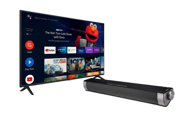 45 inch Smart TV + Sound Bar